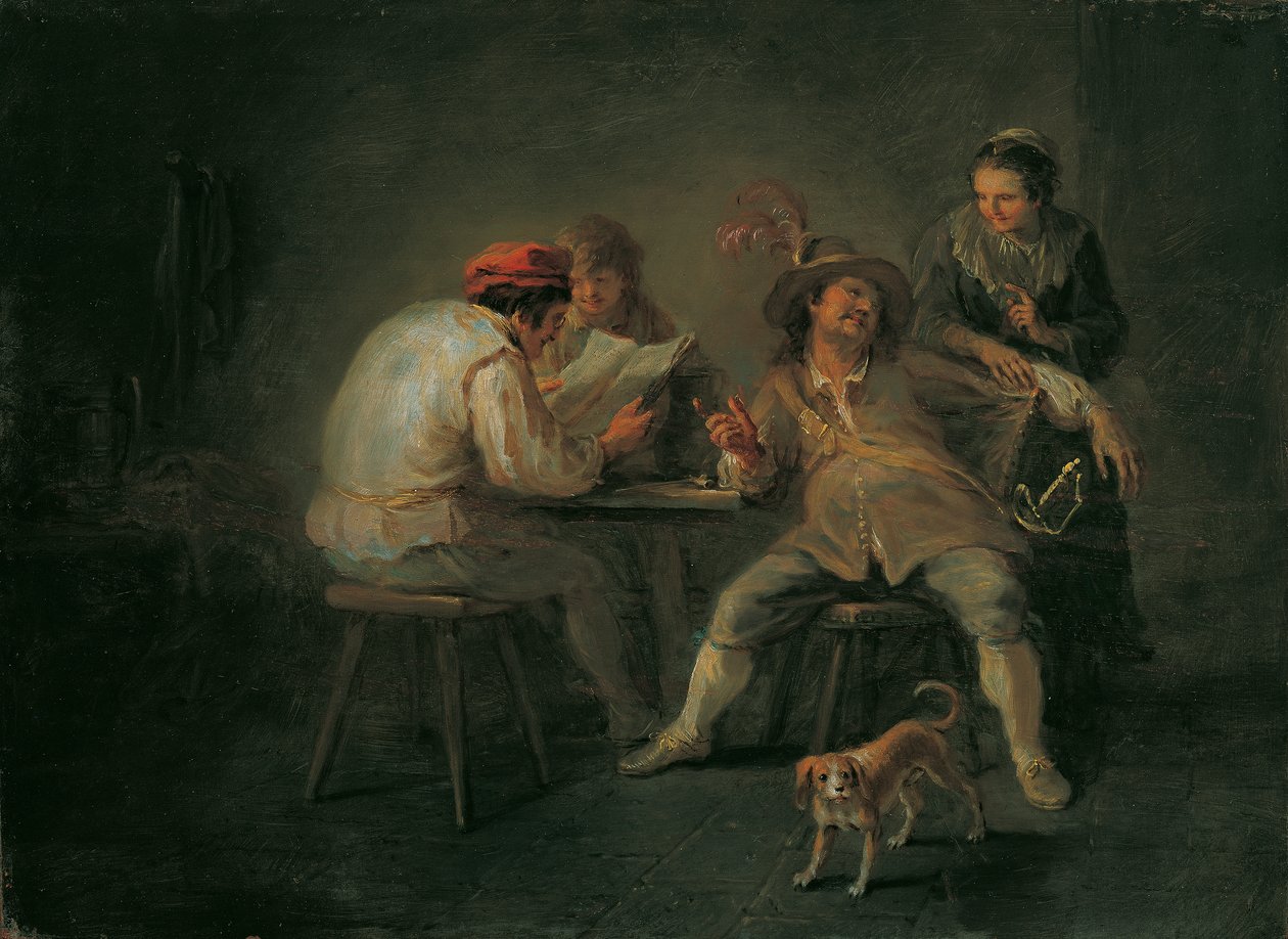 Wirtshausszene de Martin Johann Schmidt