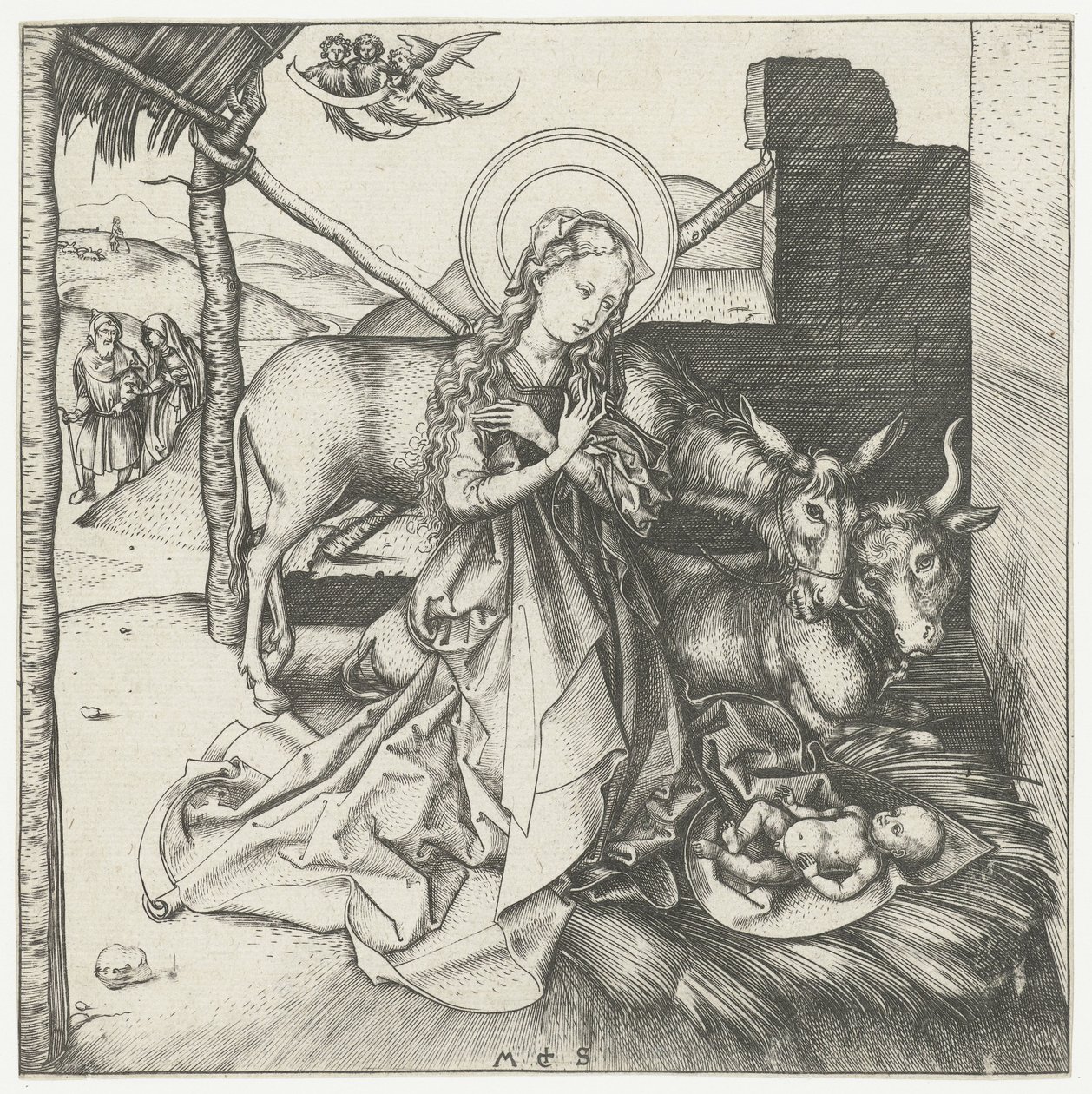 O Nascimento de Cristo de Martin Schongauer
