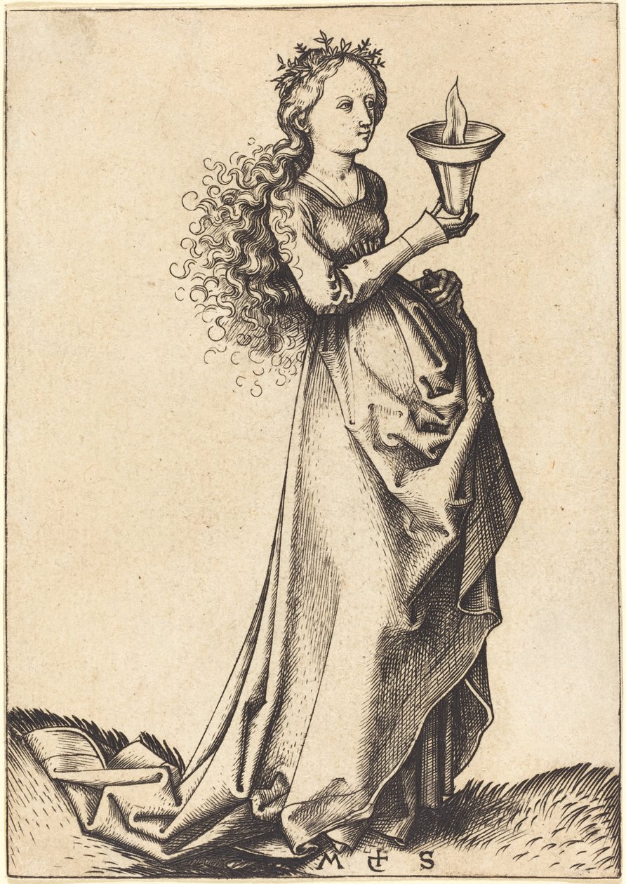 Primeira Virgem Sábia de Martin Schongauer