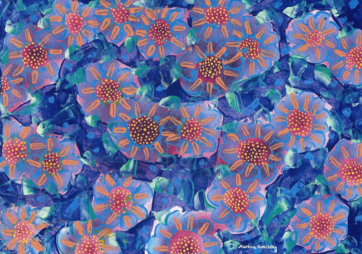 Flores no jardim da avó de Martina Konitzky