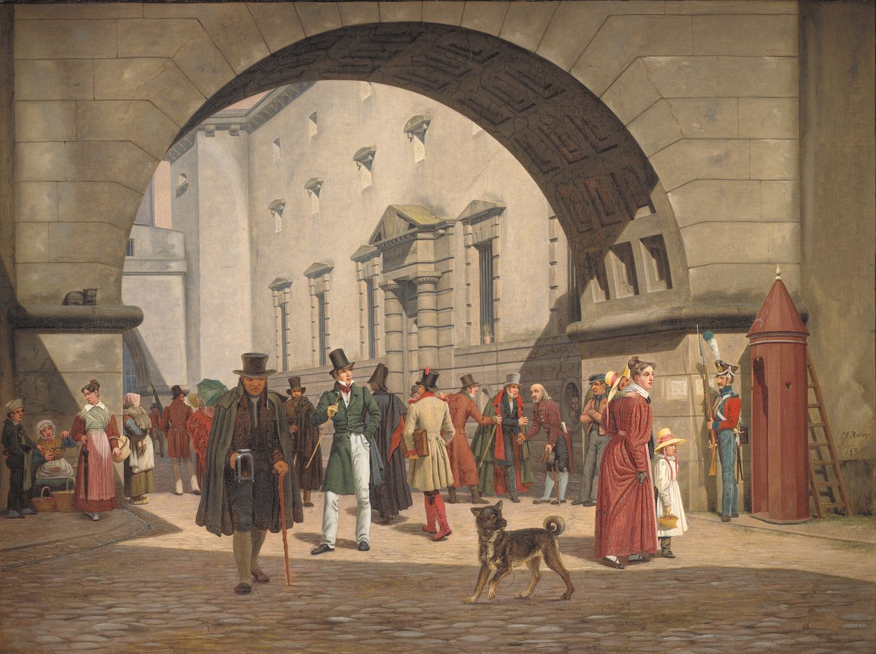 A prisão de Copenhague de Martinus Rørbye