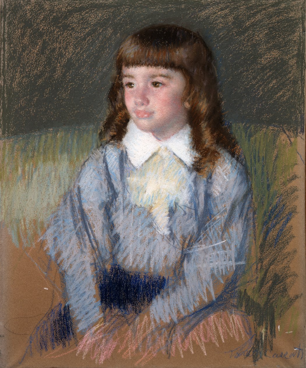Menino em azul de Mary Cassatt