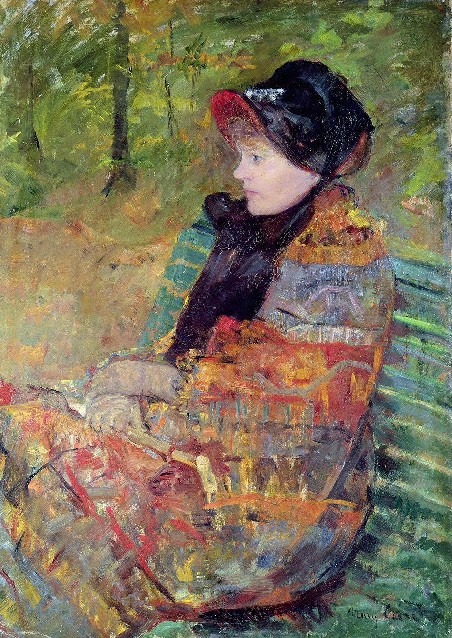 Retrato de Mlle C. Lydia Cassatt, 1880 de Mary Cassatt
