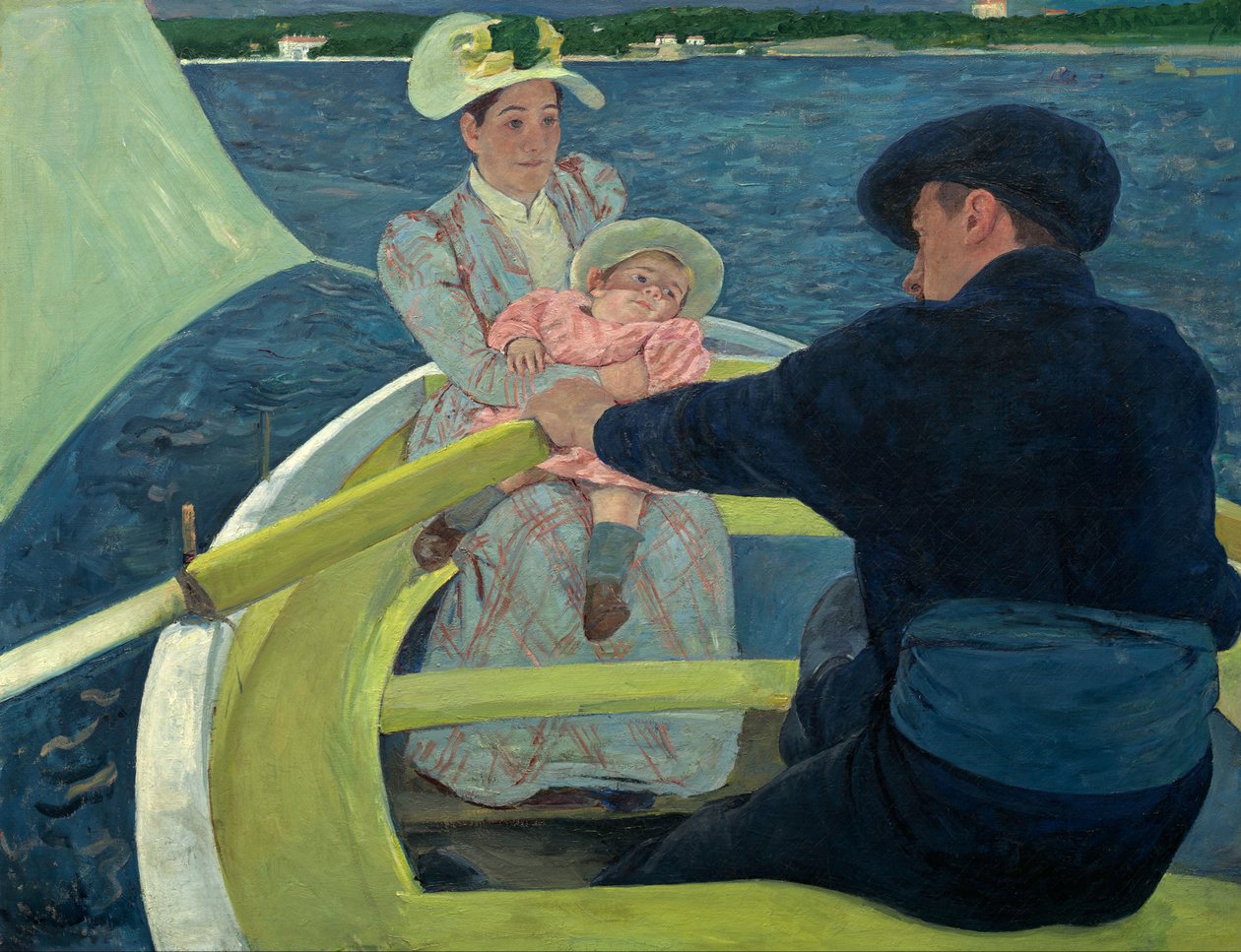 A festa de barco de Mary Cassatt