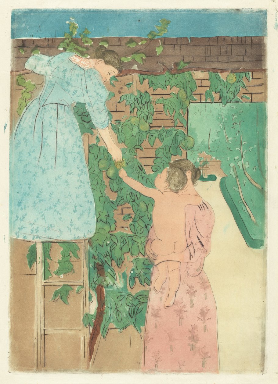 Gathering Fruit, c. 1893. de Mary Cassatt