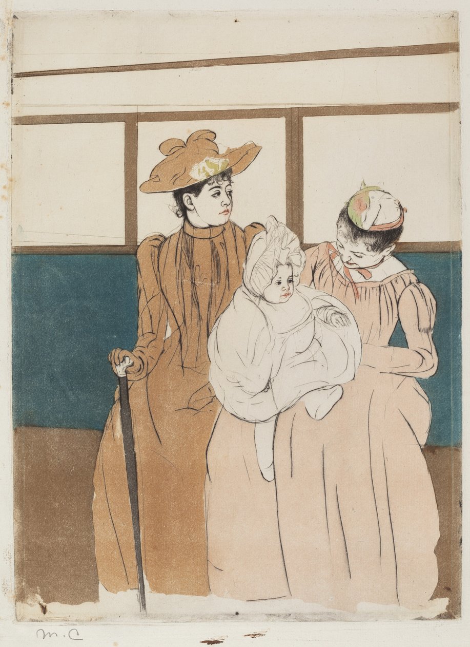 No Omnibus, 1890-1891. de Mary Cassatt