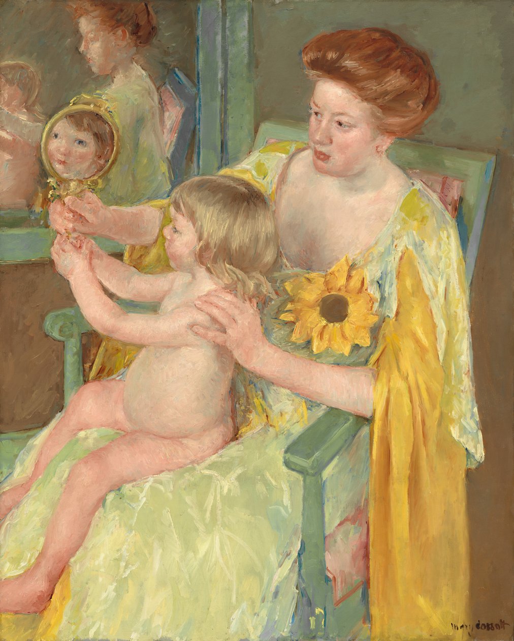 Mãe e filho de Mary Cassatt
