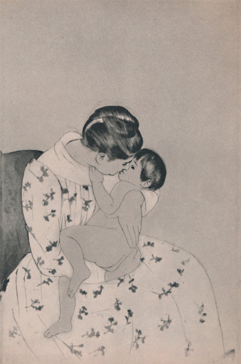 Mãe e Filho, c.1890s, 1946 de Mary Cassatt
