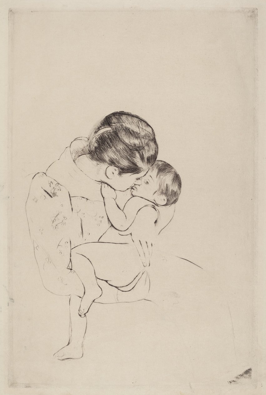 beijo de mãe de Mary Cassatt