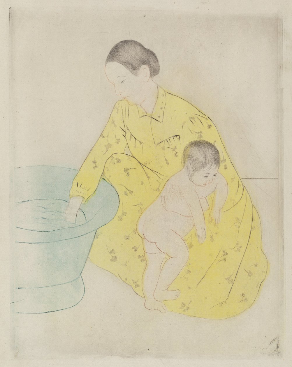 The Bath, 1890-1891. de Mary Cassatt