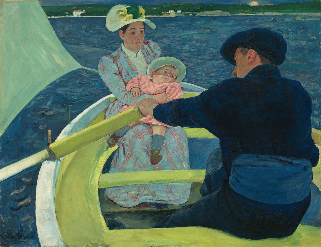 A festa do barco de Mary Cassatt