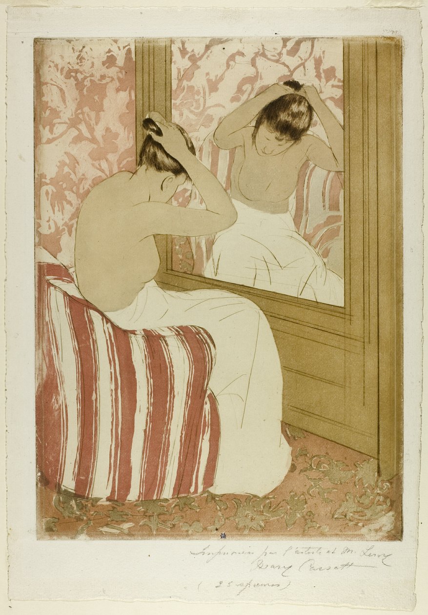 O penteado de Mary Cassatt
