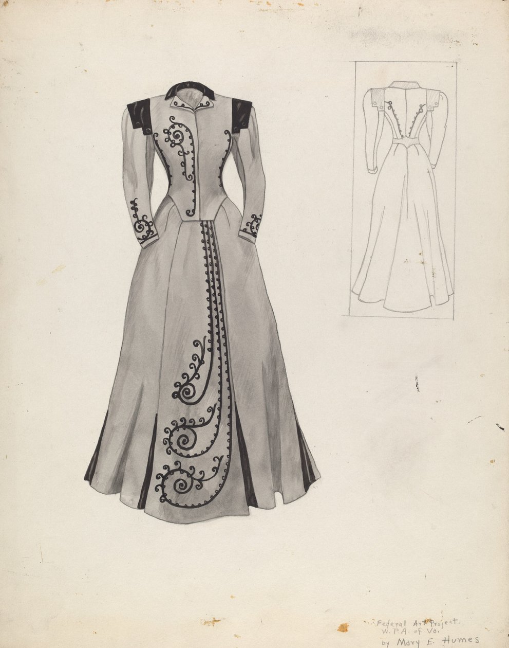 Traje de terno, c. 1937. de Mary E Humes