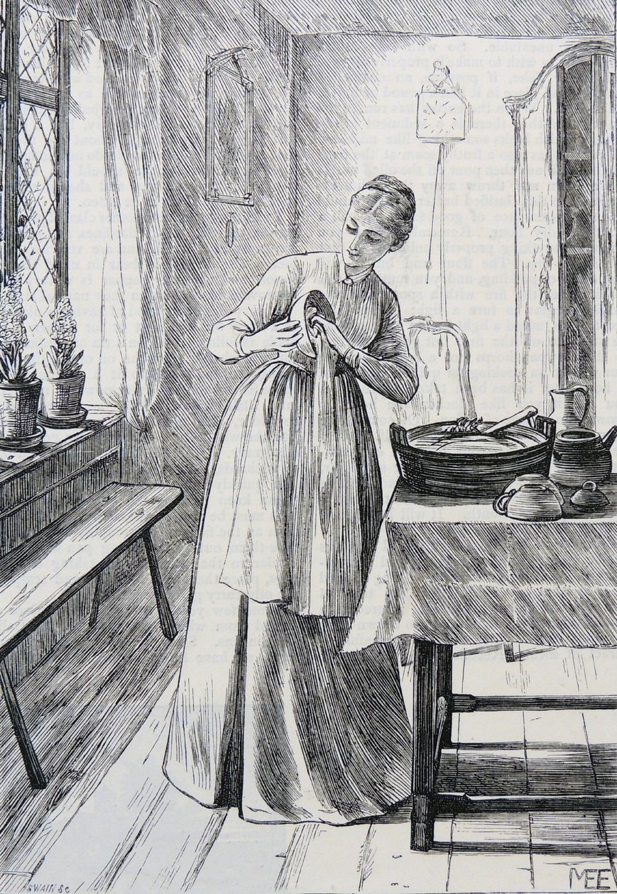 Ilustração da Dona de Casa de Mary Ellen Edwards