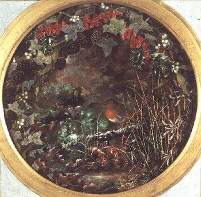 Inverno (Roundel com Robin) de Mary Ensor