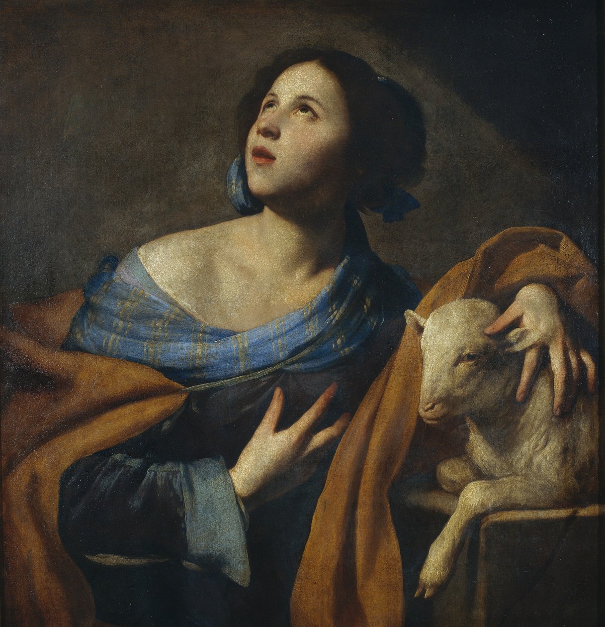 Saint Agnes de Massimo Stanzione