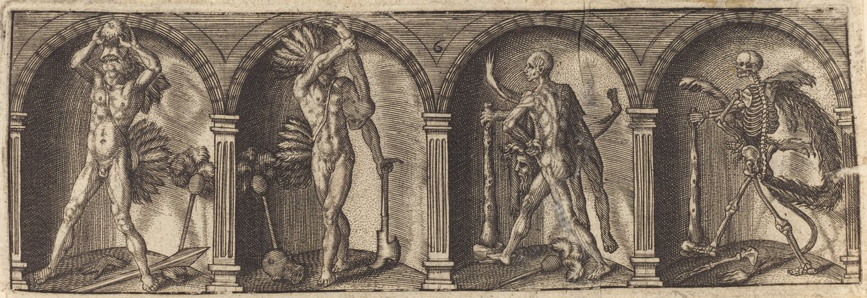 Os vários retratos e figuras VI de Master AD