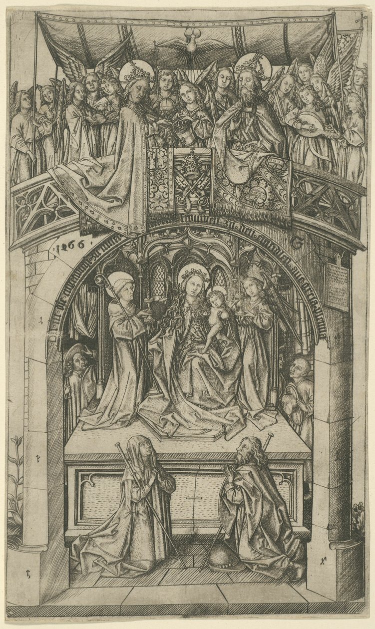 A Grande Madona Einsiedeln de Master E.S.