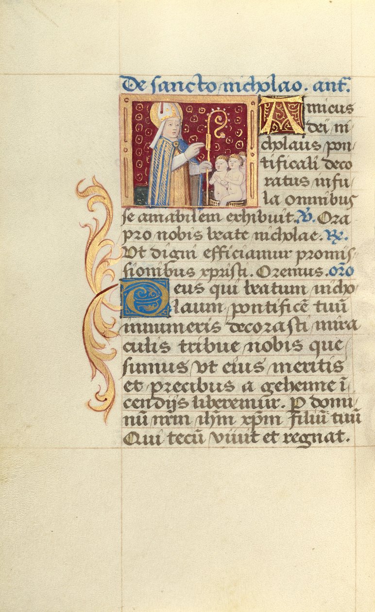 São Nicolau de Master of Jacques de Besançon