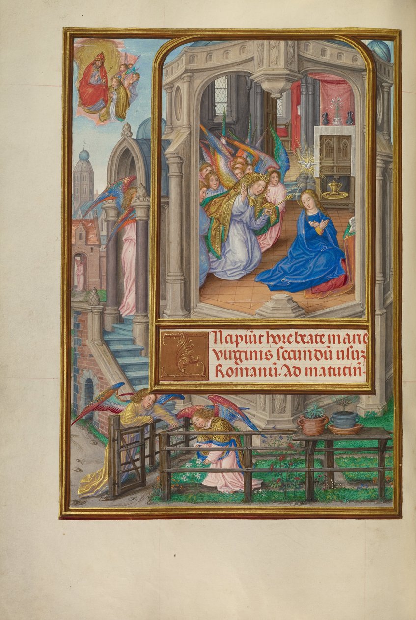 A Anunciação de Master of James IV of Scotland