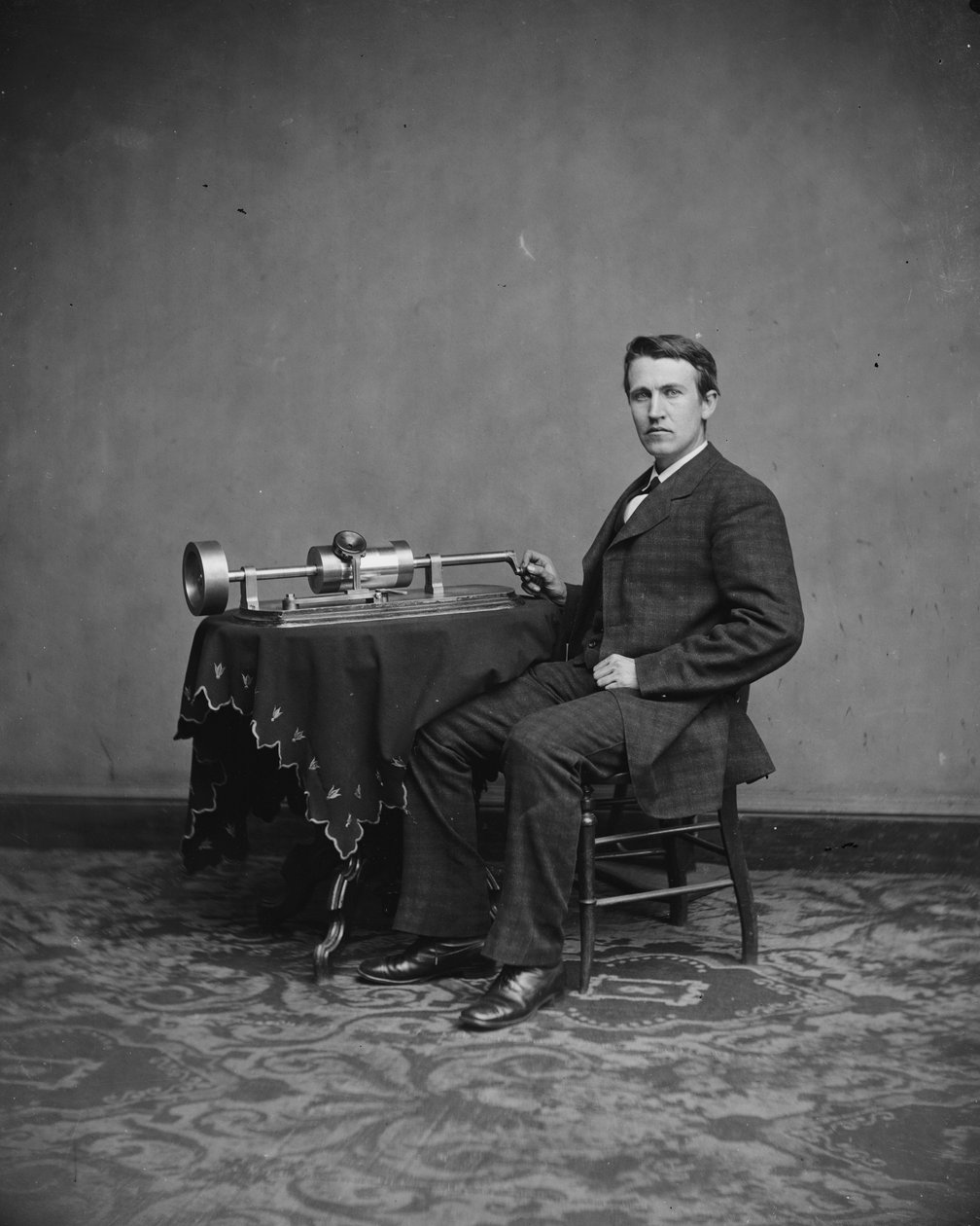 Thomas Edison, c.1877-8 de Mathew B. Brady