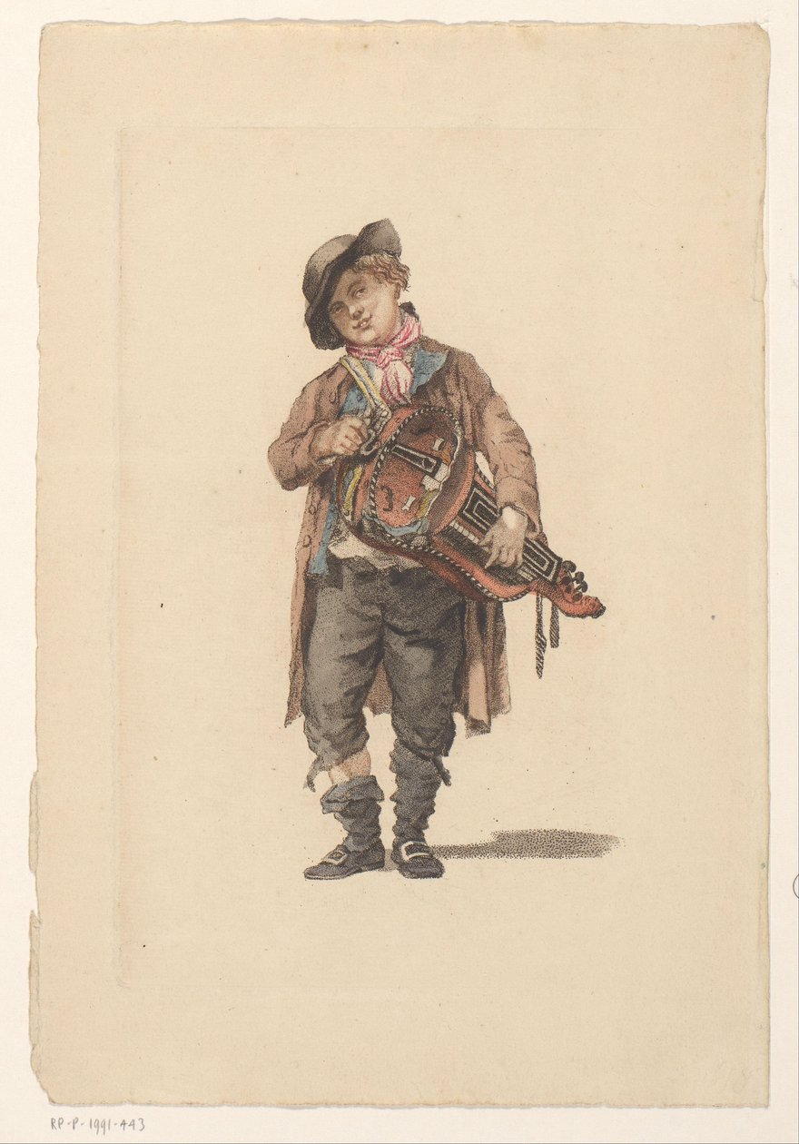tocador de realejo de Mathias de Sallieth