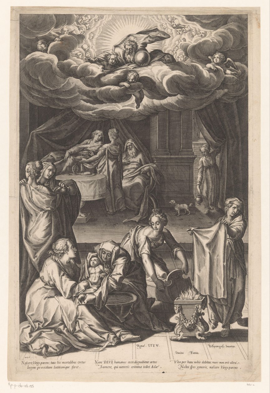 Nascimento da Virgem de Matthaus Greuter