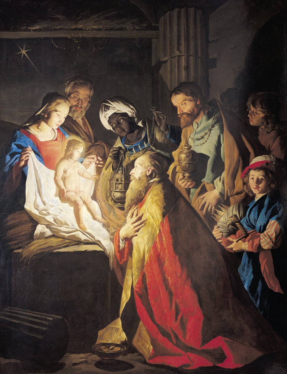 A Adoração dos Magos de Matthias Stomer