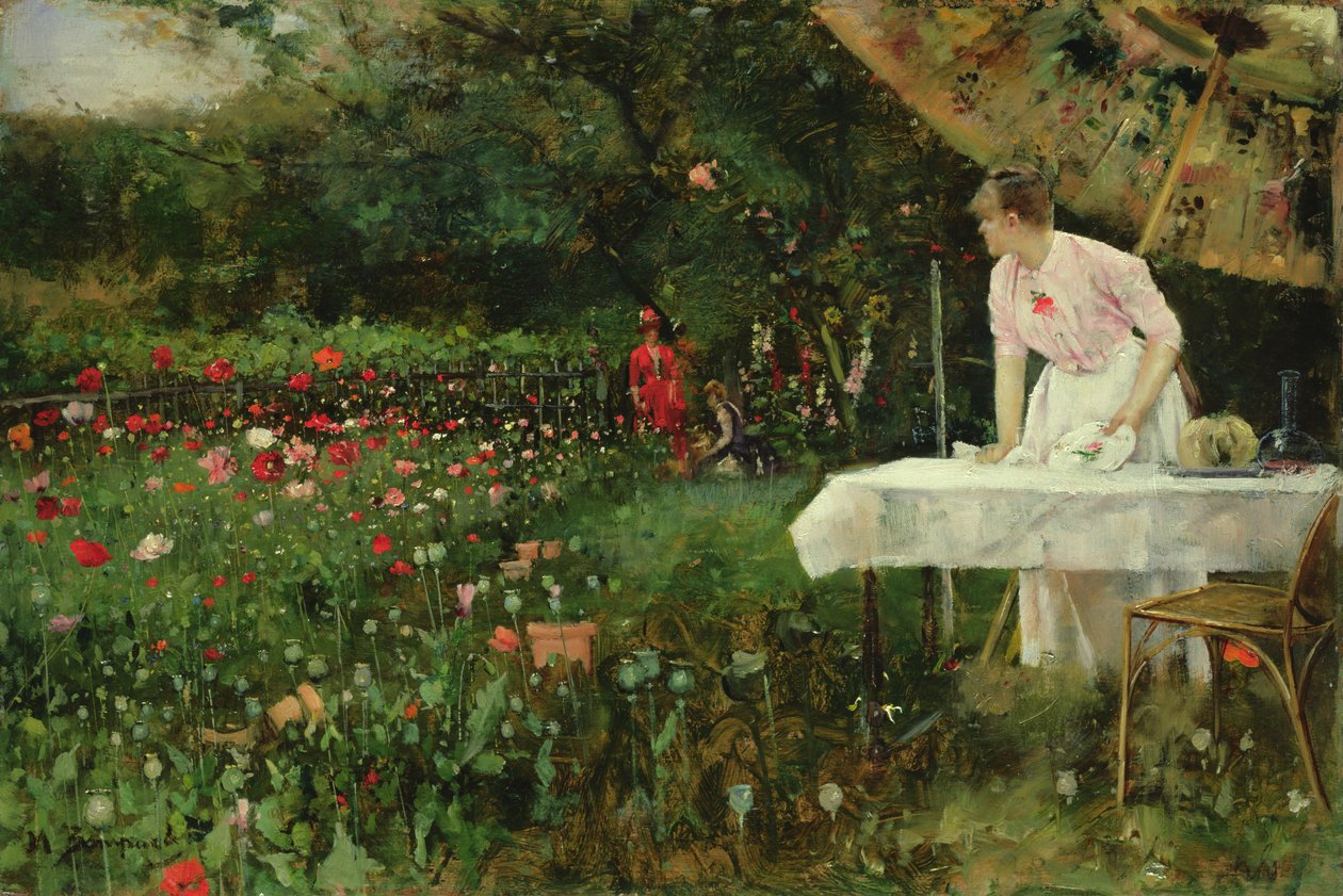 O jardim papoula de Maurice Bompard