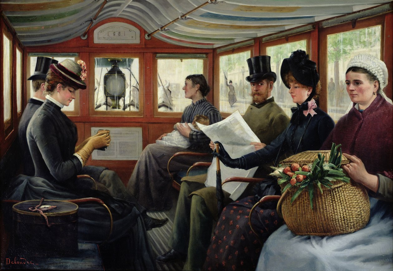 No Omnibus, 1880 de Maurice Delondre