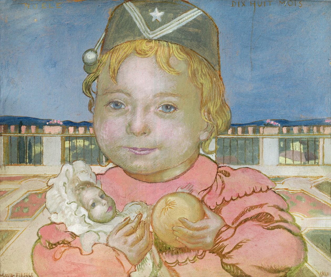 Noelle em Fiesole, 1898 de Maurice Denis