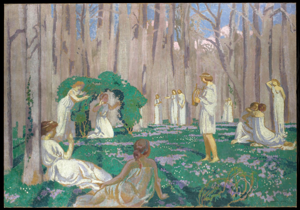 Orfeu e Eurídice, 1910 de Maurice Denis