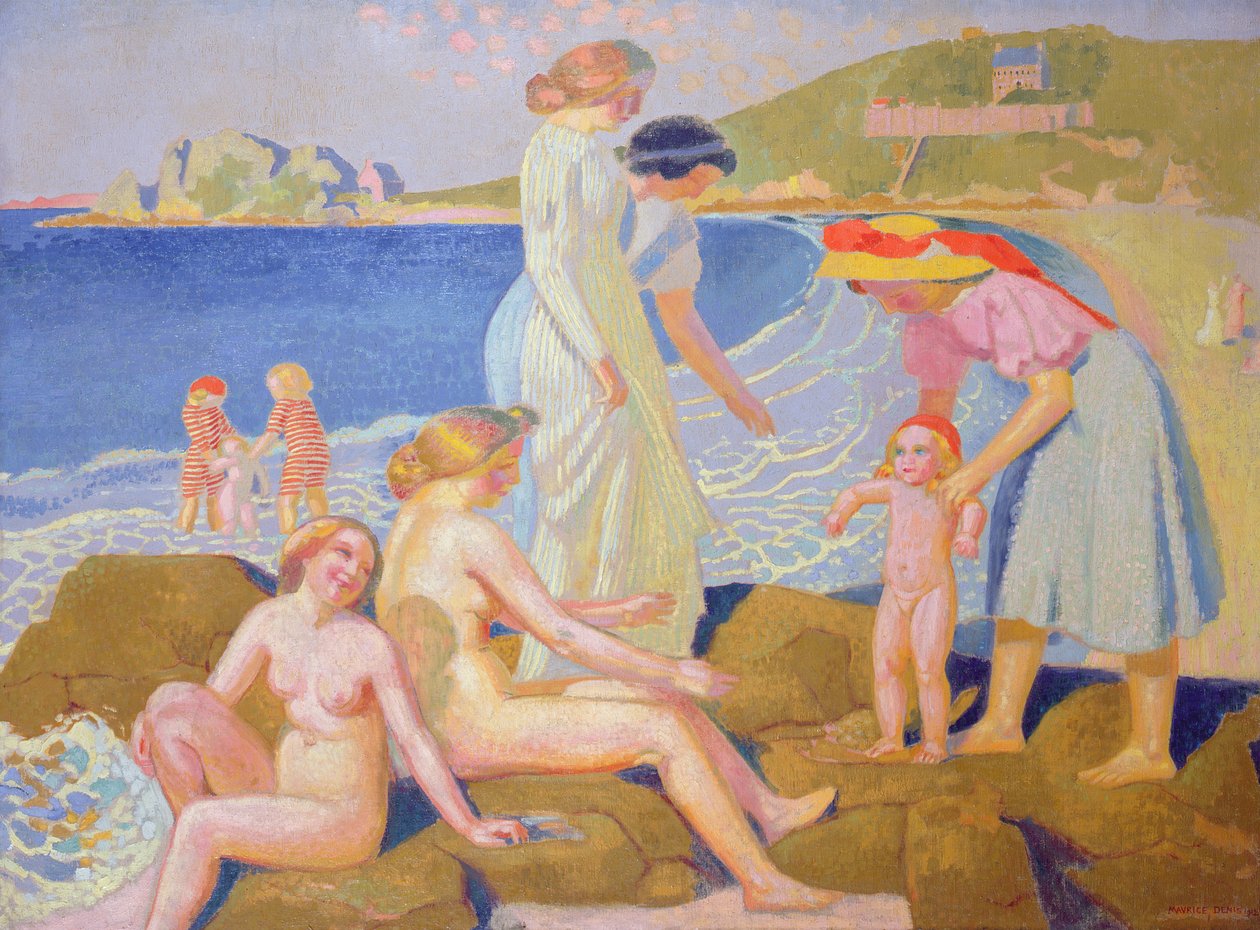 A grande praia de 1912 de Maurice Denis