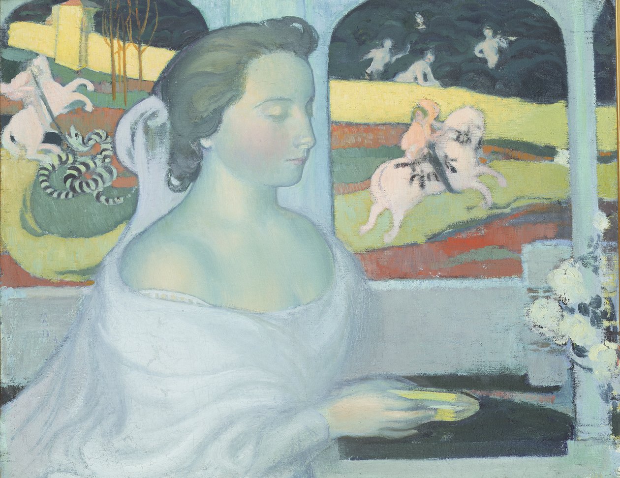 A Princesa na Torre, c.1900 de Maurice Denis