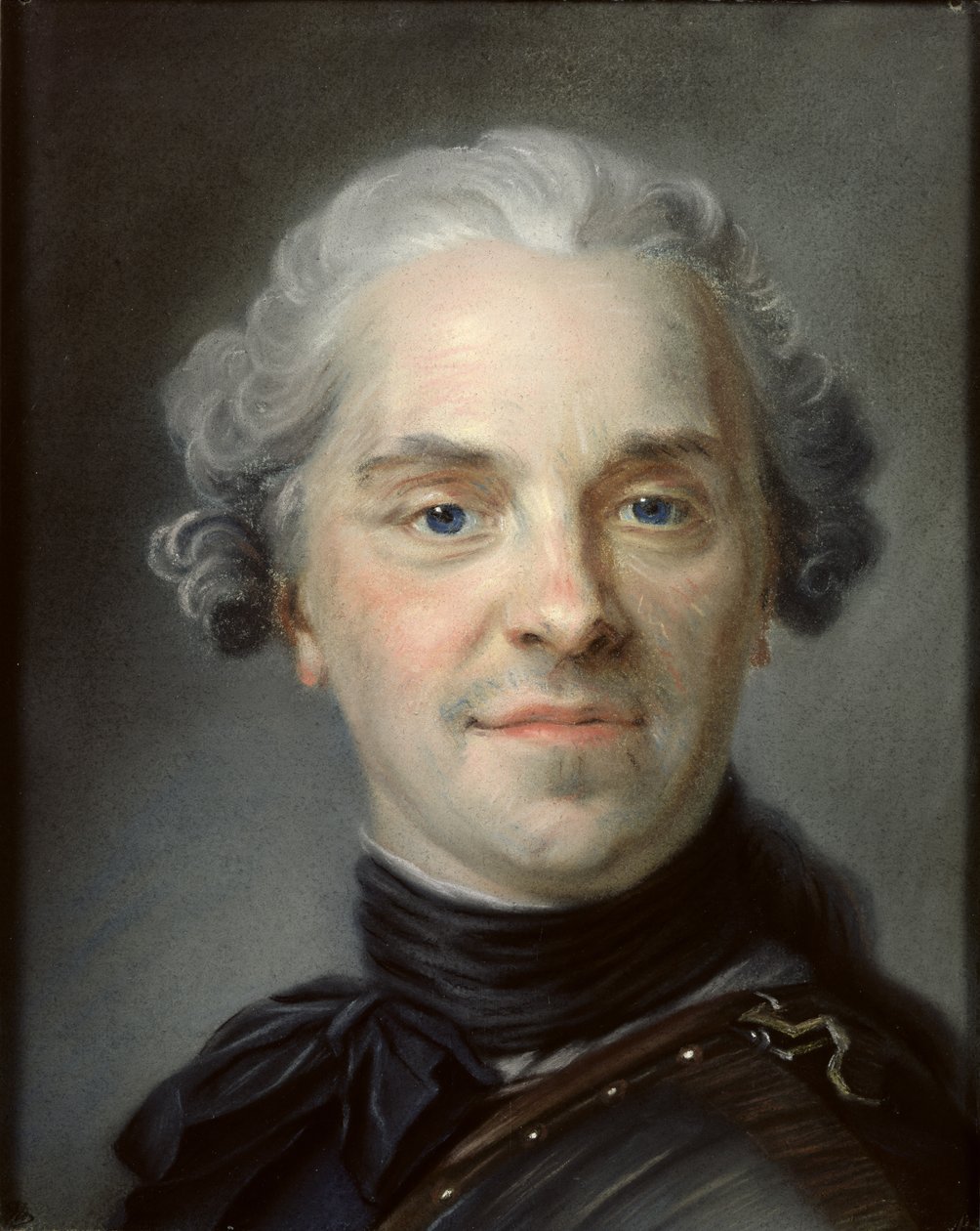 Retrato de Maurice, Conde da Saxônia (1696-1750) 1747 (pastel) de Maurice Quentin de La Tour