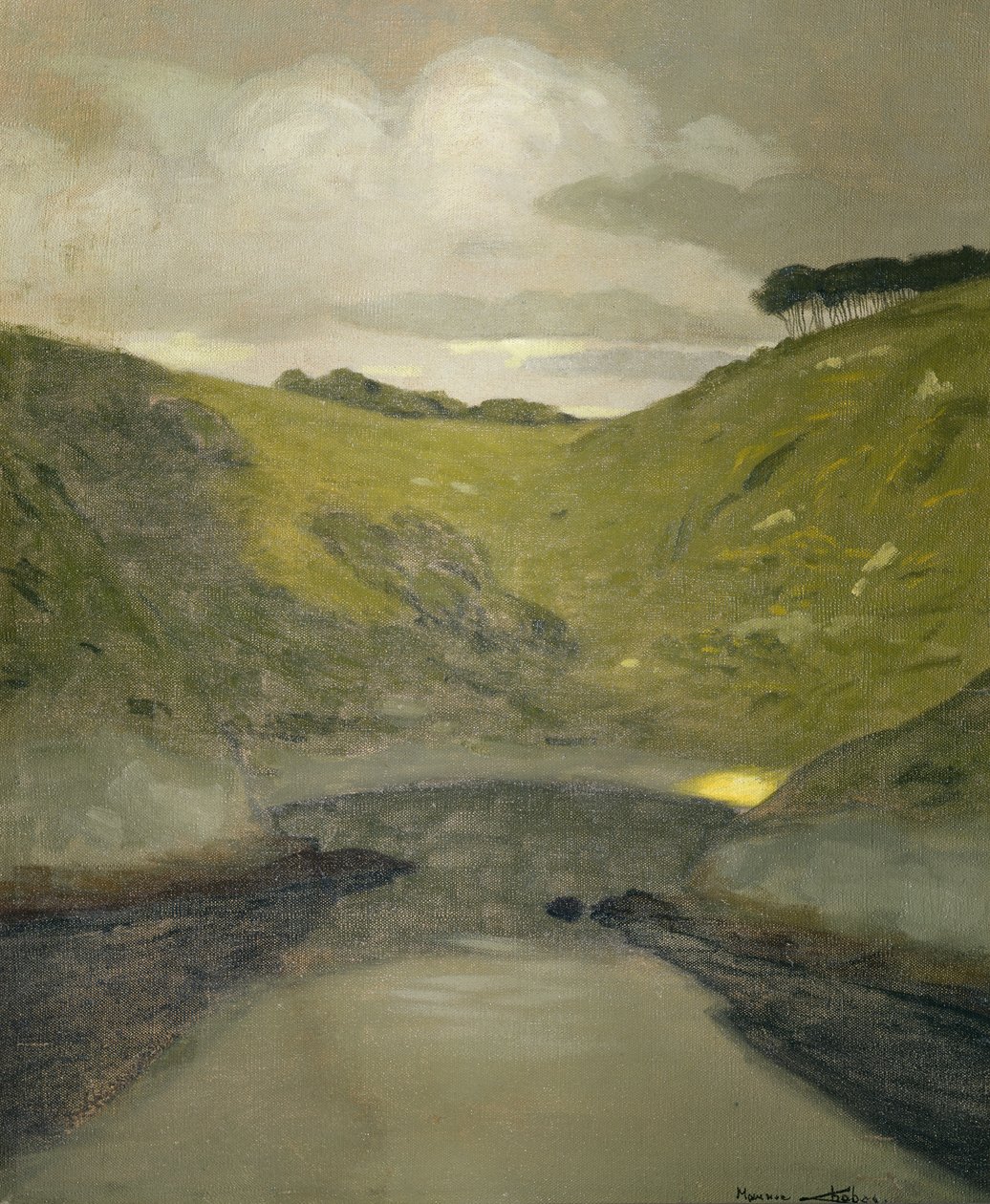 Paisagem (óleo sobre tela) de Maurice Chabas