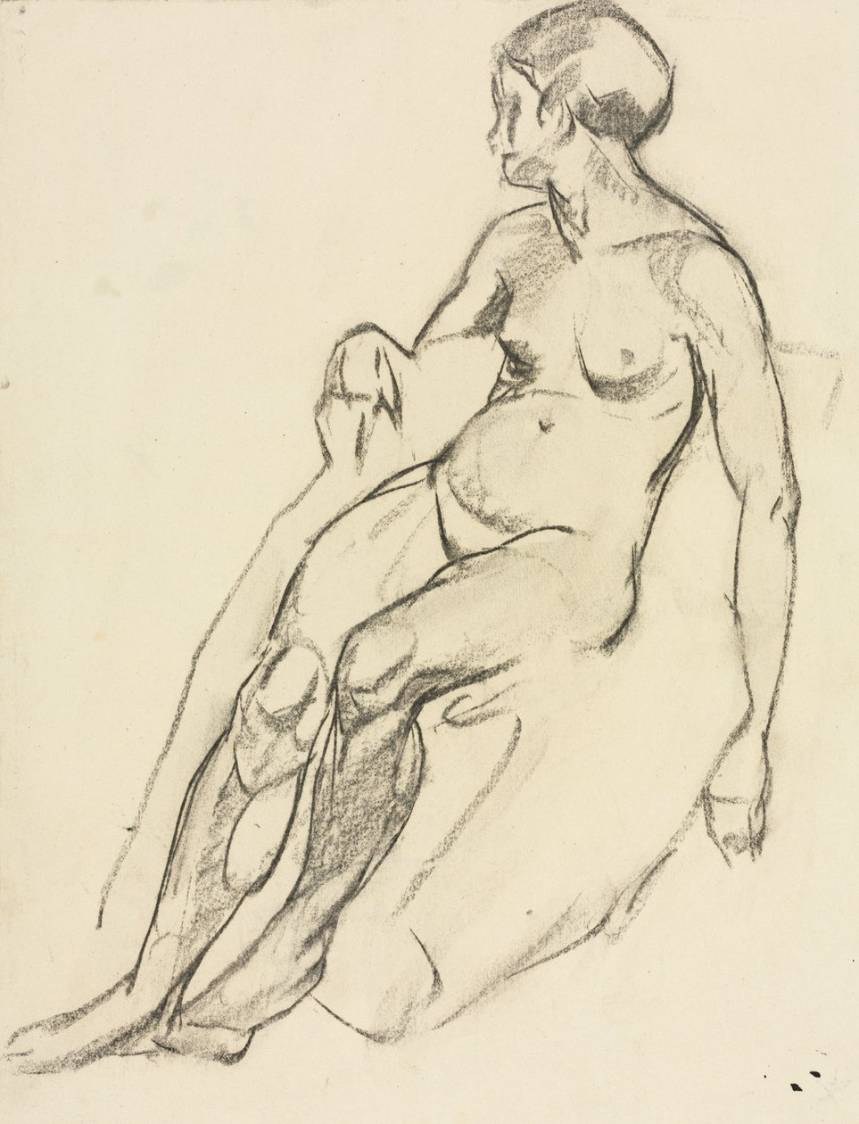 Nu sentado de Maurice Brazil Prendergast