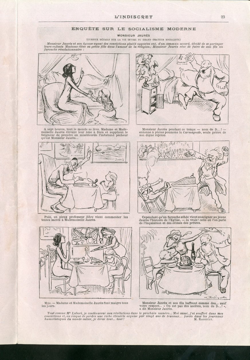 O Indiscreet, número 1, Satirical in B & W de Maurice Radiguet