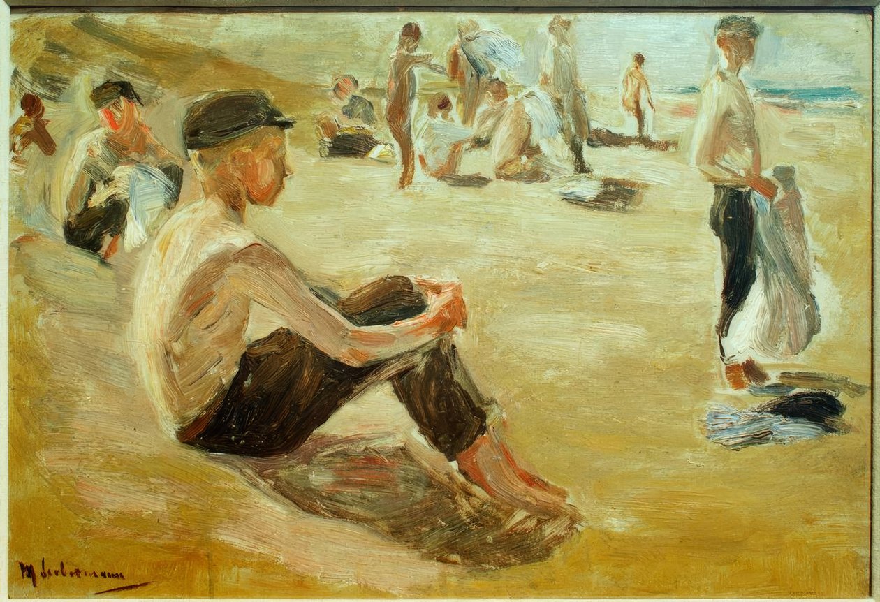 Meninos de banhista de Max Liebermann