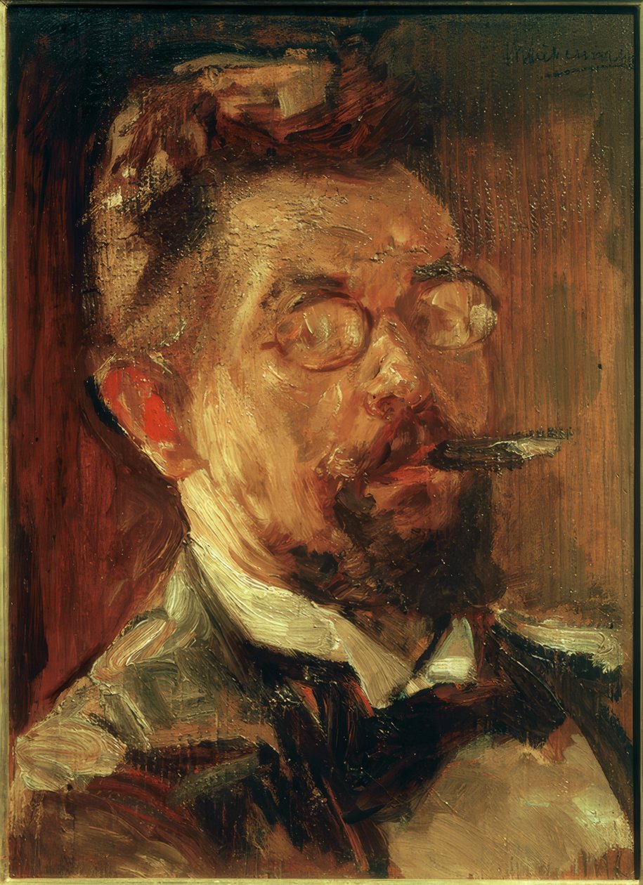 Portrait Max Slevogt de Max Liebermann