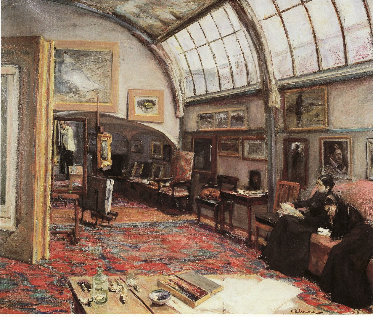 O estúdio do artista de Max Liebermann
