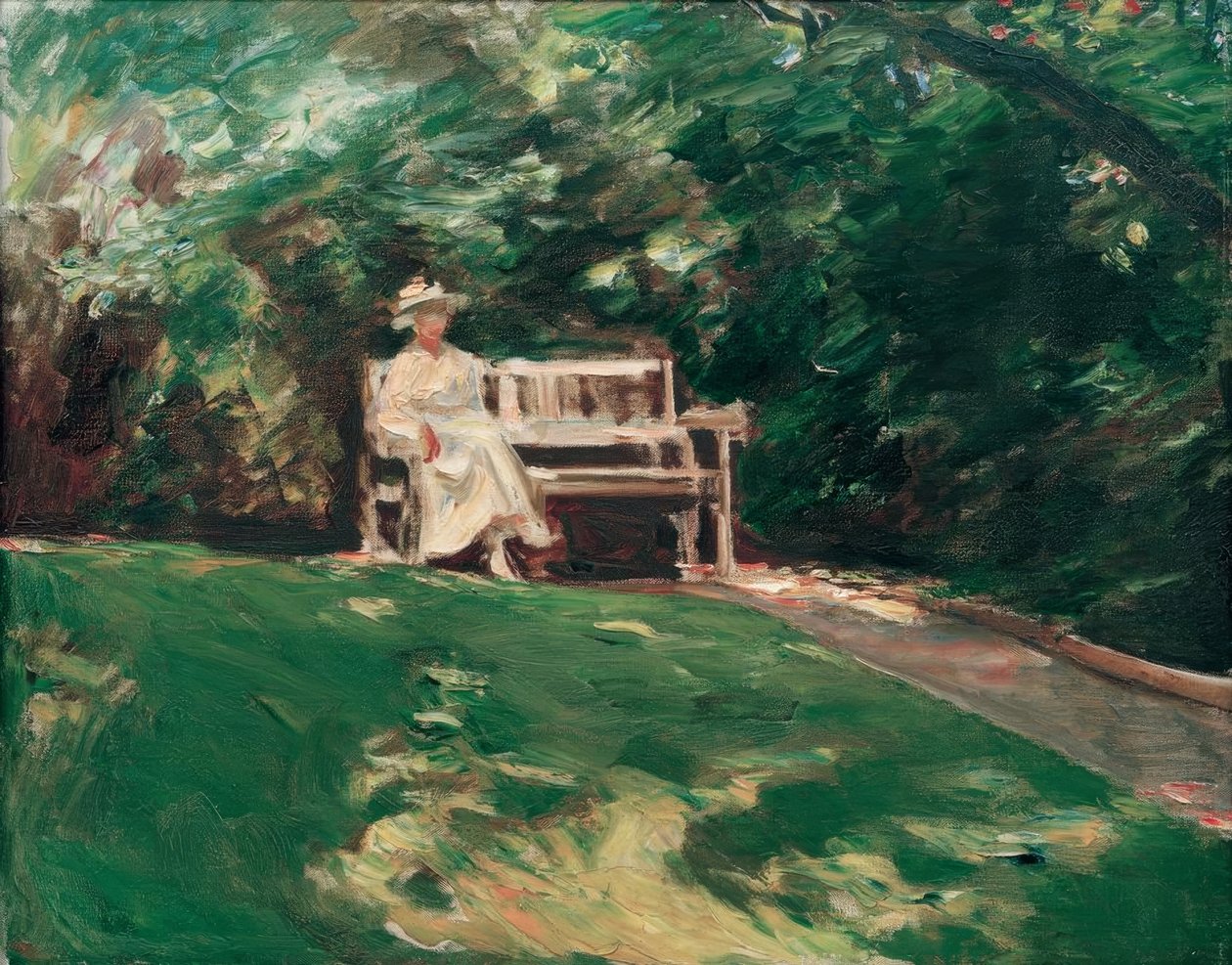 O banco de jardim de Max Liebermann