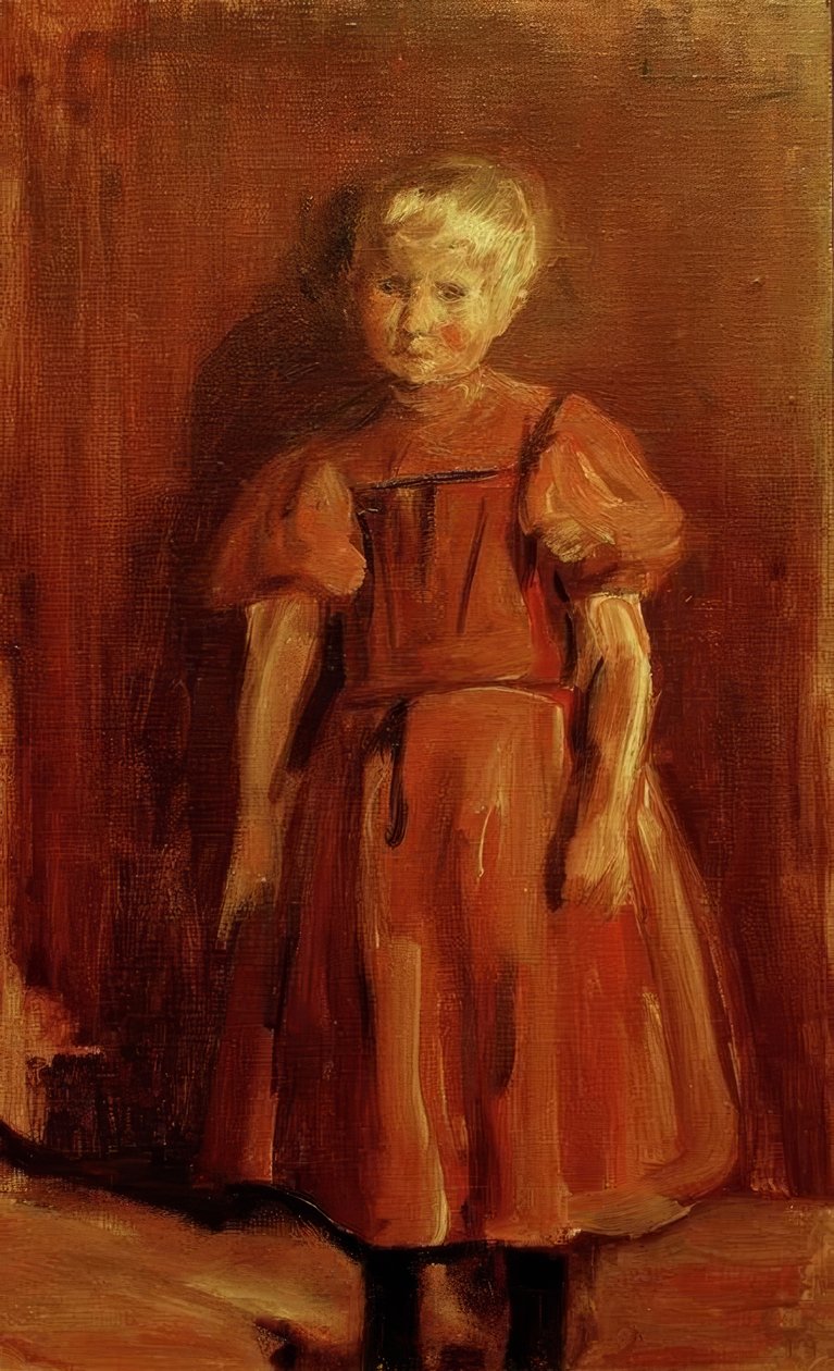 Menina em pé de Max Liebermann