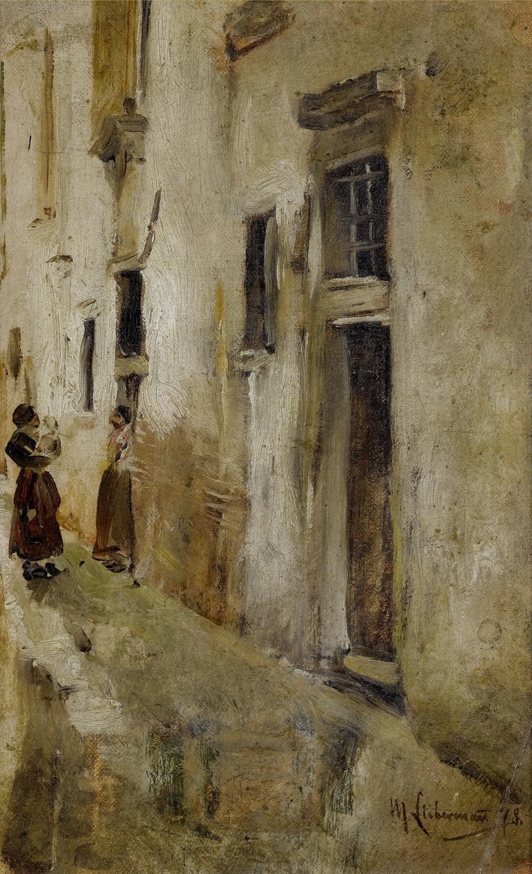 Beco veneziano de Max Liebermann