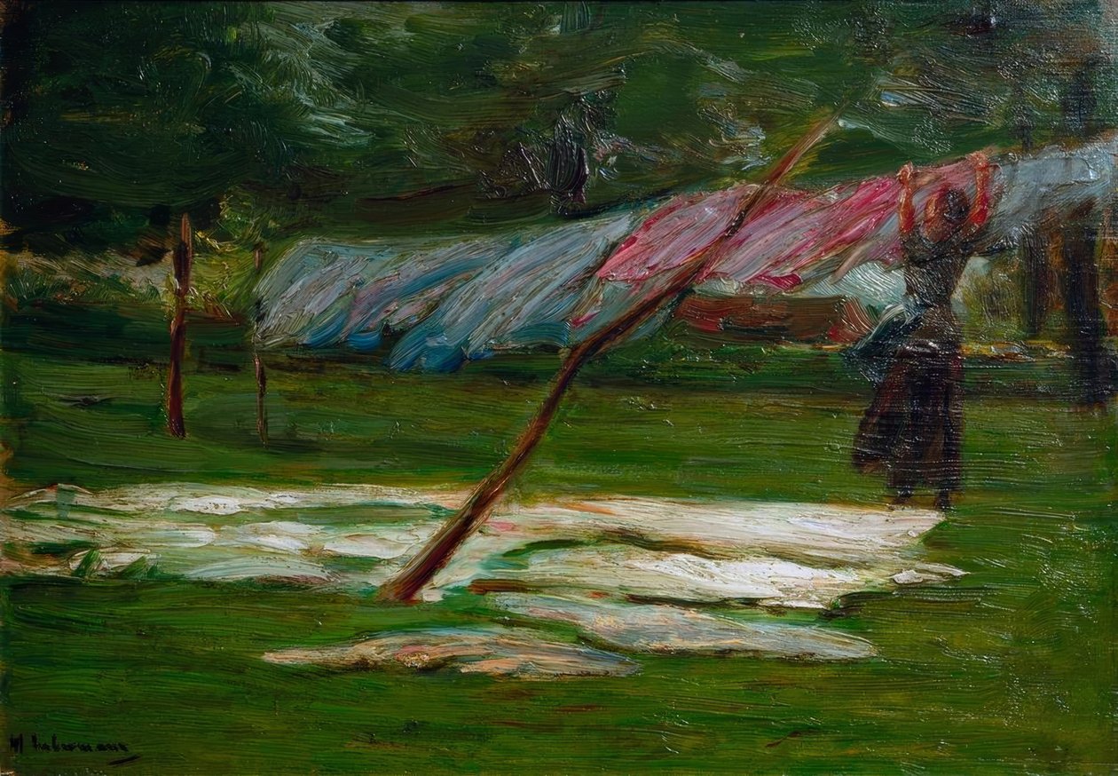 Lavanderia seca - água sanitária de Max Liebermann