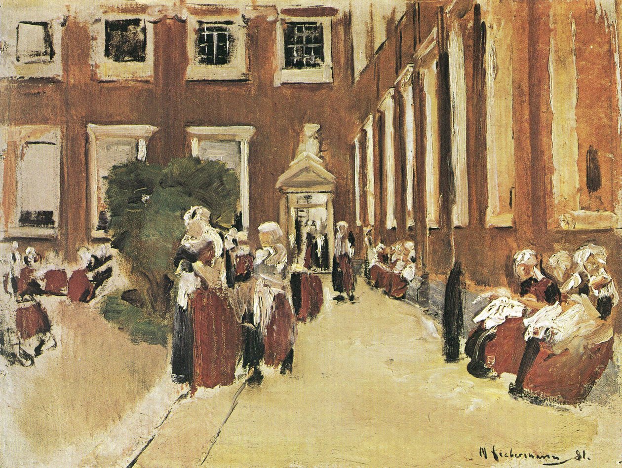Orfanato, amsterdão de Max Liebermann