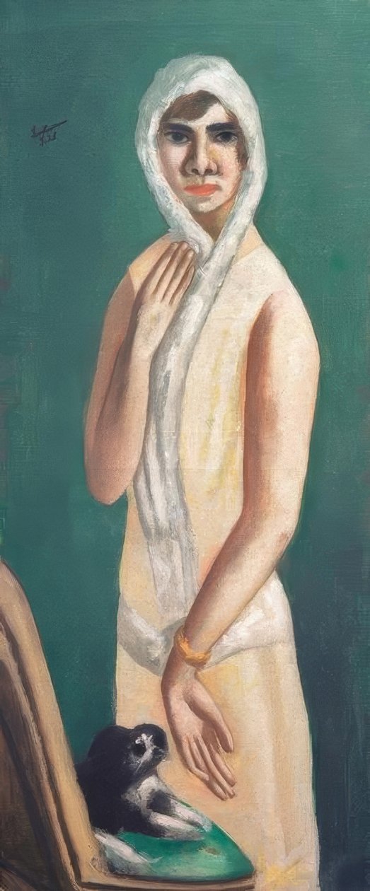 Retrato Quappi Beckmann de Max Beckmann
