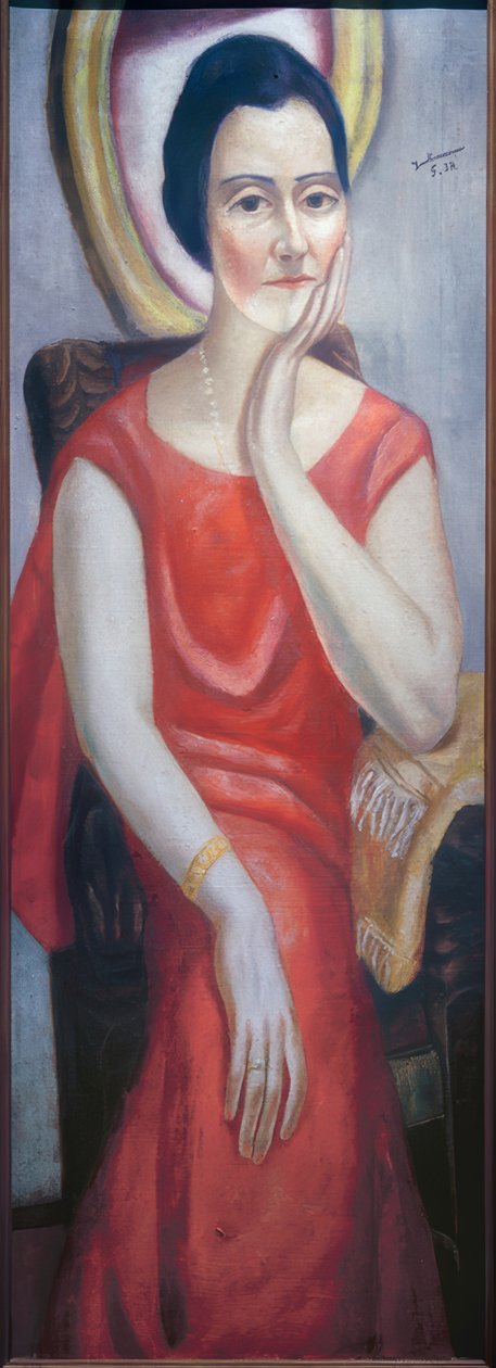 Retrato de Käthe von Porada de Max Beckmann