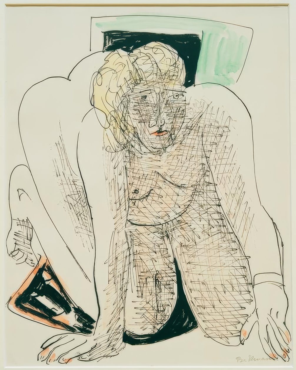 Mulher Rastejante de Max Beckmann