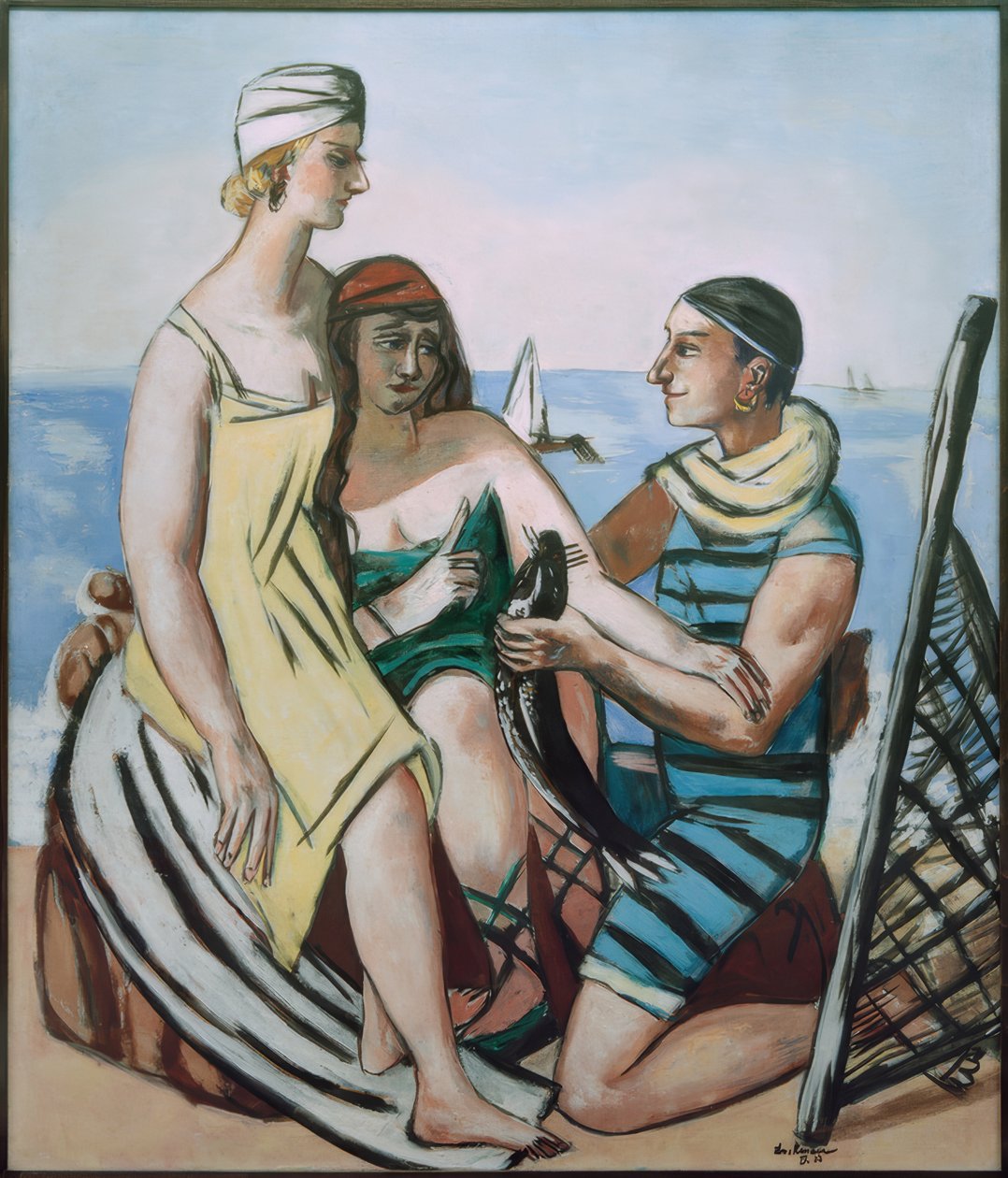 The Little Fish (O Pequeno Peixe-Gato) de Max Beckmann